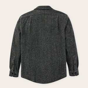 8-oz. wool guide shirt par Filson | Charcoal twill (Gray)