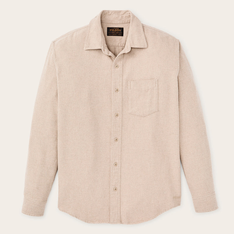 Rustic flannel shirt par Filson | Dark natural heather (Beige)