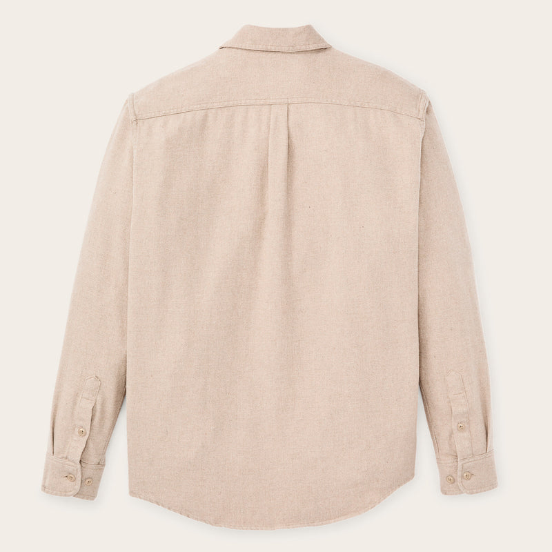 Rustic flannel shirt par Filson | Dark natural heather (Beige)