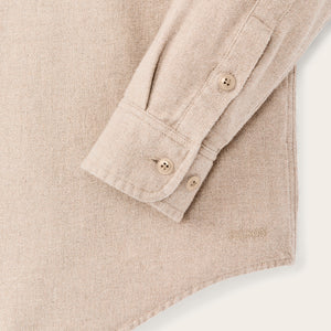 Rustic flannel shirt par Filson | Dark natural heather (Beige)