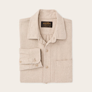 Rustic flannel shirt par Filson | Dark natural heather (Beige)