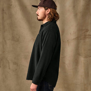 Rustic flannel shirt par Filson | Dark moss heather (Black)