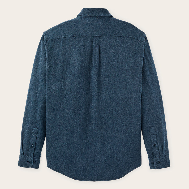 Rustic flannel shirt par Filson | Blue heather (Blue)