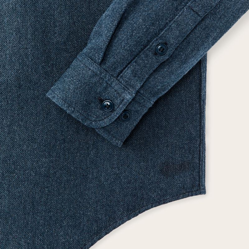 Rustic flannel shirt par Filson | Blue heather (Blue)