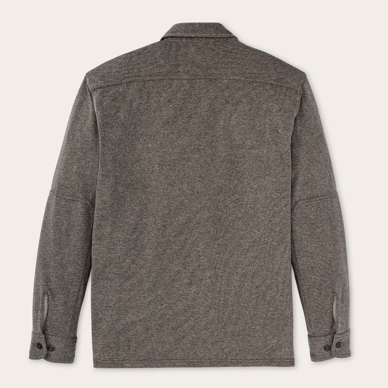 Field knit pullover shirt par Filson | Smoke heather (Brown)