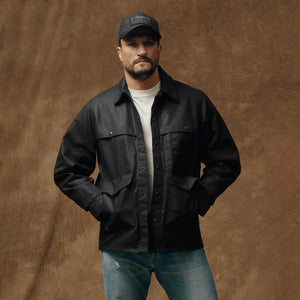 Lined tin cloth cruiser jacket von Filson | Black (Black)