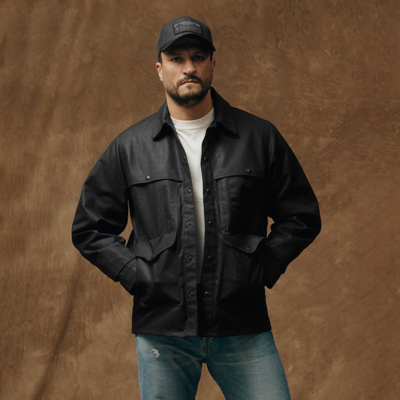 Lined tin cloth cruiser jacket von Filson | Black (Black)
