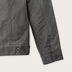 Giacca foderata dal taglio corto cruiser in tin cloth di Filson | Castor gray (Grey)