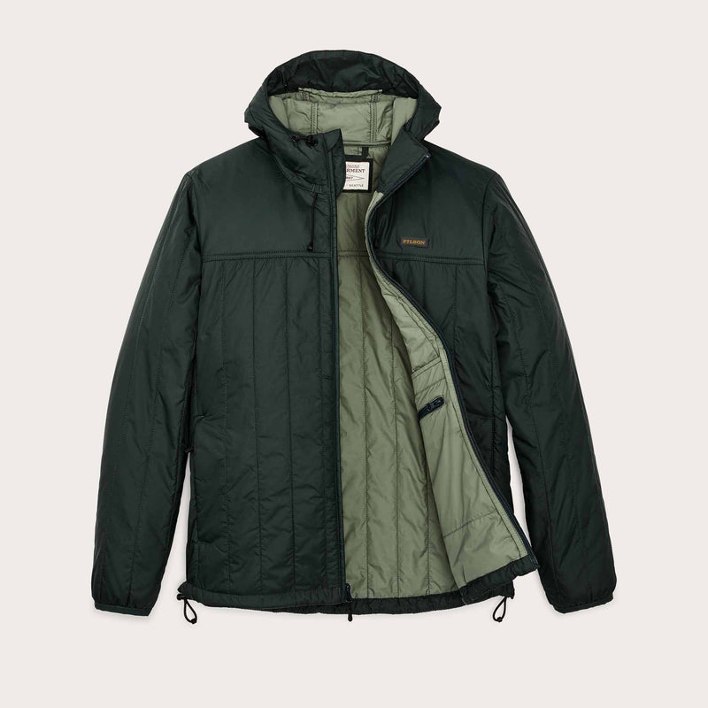 Ultralight hooded jacket by Filson | Dark spruce (Green)