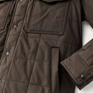 Cover cloth quilted jac-shirt von Filson | Slate black (Brown)