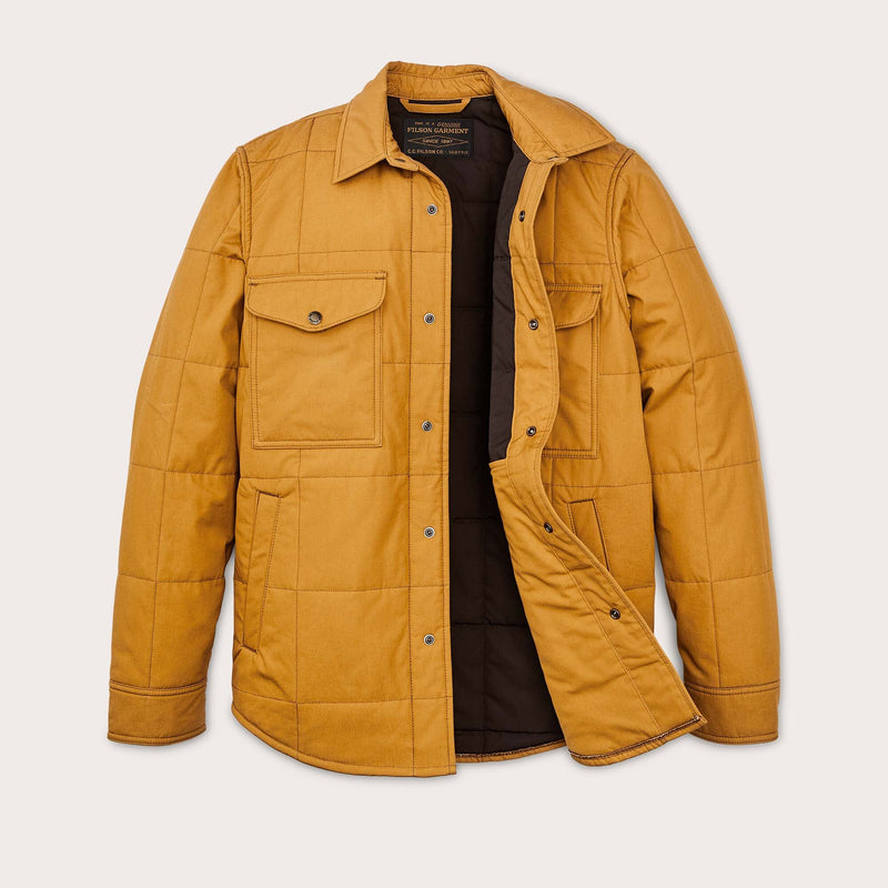 Cover cloth quilted jac-shirt by Filson | Yellow ochre (Yellow)