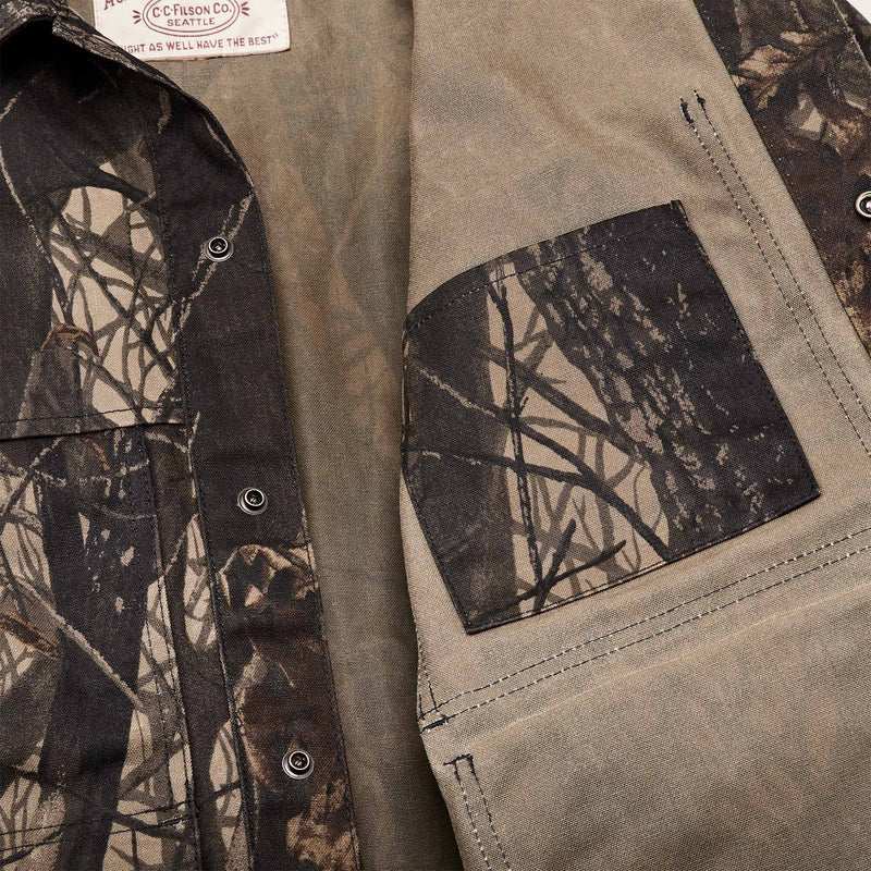 Tin cloth cruiser jacket by Filson | Realtree hardwoods camo (Brown)