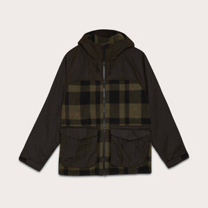 Mackinaw wool hunting jacket von Filson | Otter green - black (Green)