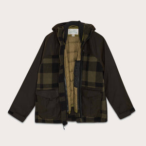 Mackinaw wool hunting jacket von Filson | Otter green - black (Green)