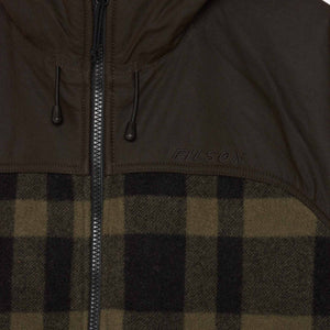 Mackinaw wool hunting jacket von Filson | Otter green - black (Green)