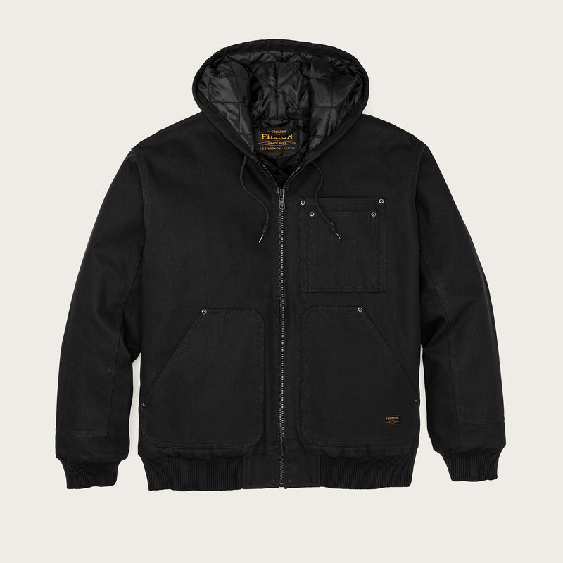 Worksmith insulated bomber jacket by Filson | Black (Black)