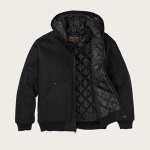 Worksmith insulated bomber jacket by Filson | Black (Black)