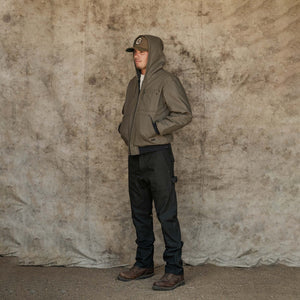 Worksmith insulated bomber jacket by Filson | Tarmac (Gray)