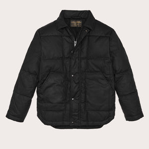 Waxed down barn coat by Filson | Black onyx (Black)