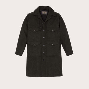 Long mackinaw wool cruiser von Filson | Peat black (Gray)