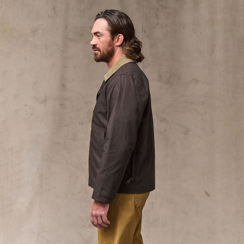 Dry wax short field jacket by Filson | Dark brown (Brown)