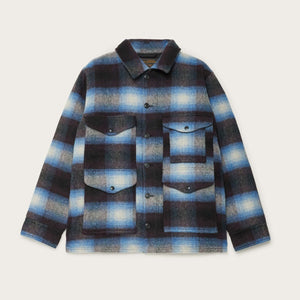Knitted wool cruiser by Filson | Blue / black plaid (Blue)