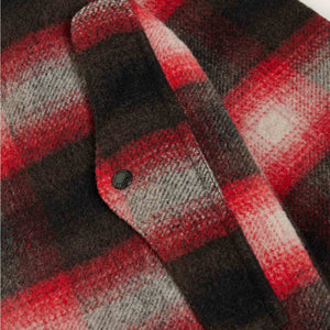 Knitted wool cruiser von Filson | Red/black plaid (Red)