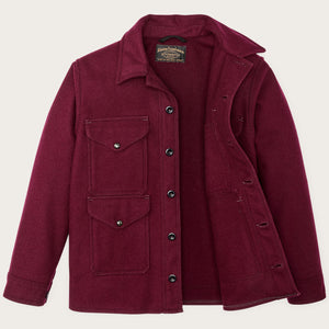 1940s mackinaw wool cruiser jacket by Filson | Wine (Red)