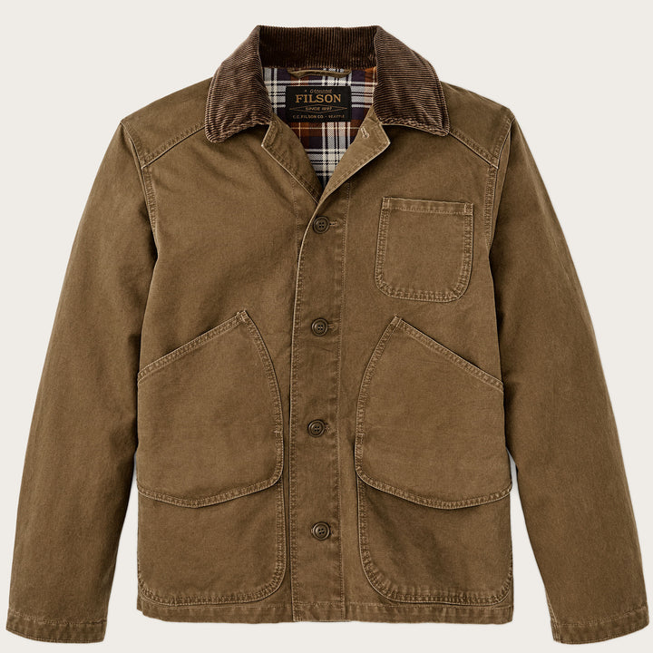 Gilet vintage Filson 533 demi-lune orange chasse tir montagne Gilet vintage Filson 533 demi-lune orange chasse tir montagne