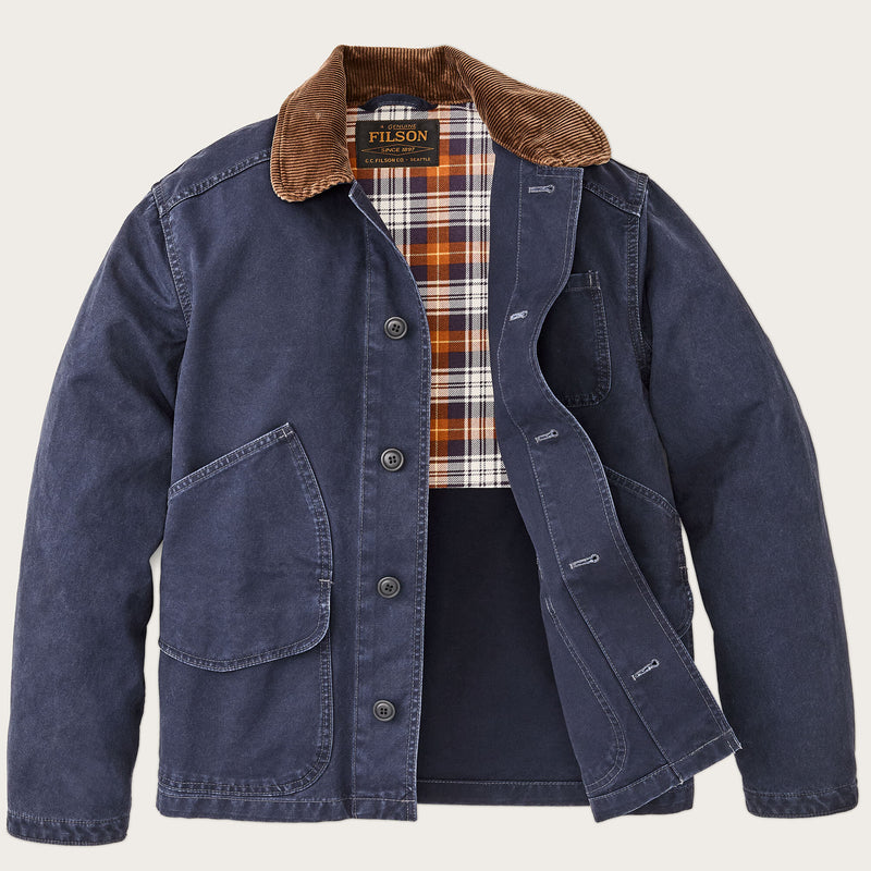 Canvas outfitter jacket par Filson | Blue mussel (Blue)