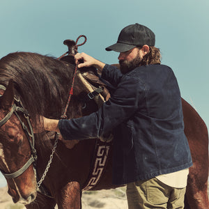 Canvas outfitter jacket par Filson | Blue mussel (Blue)