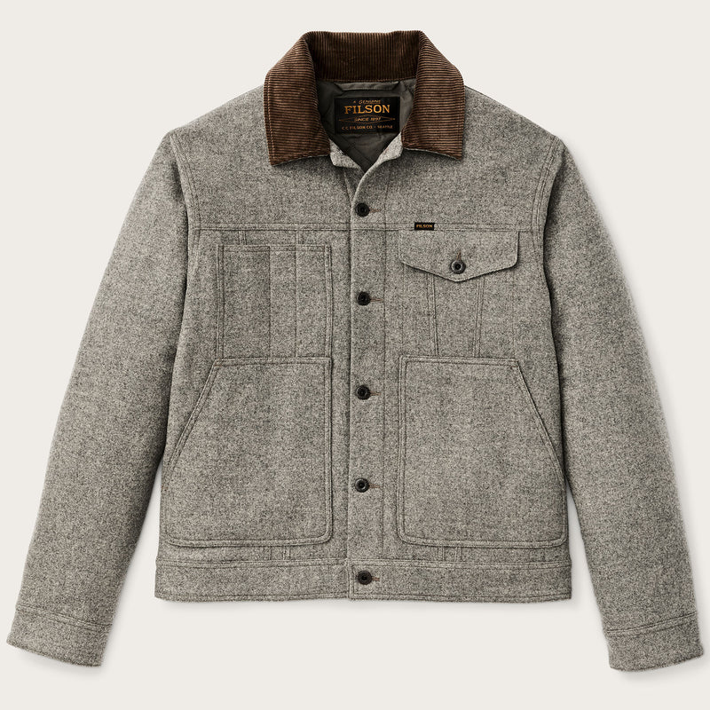 Spokane insulated short cruiser jacket by Filson | Vintage heather gray (Gray)
