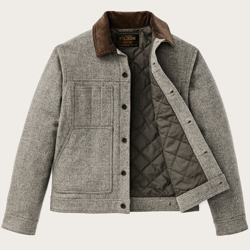 Spokane insulated short cruiser jacket by Filson | Vintage heather gray (Gray)