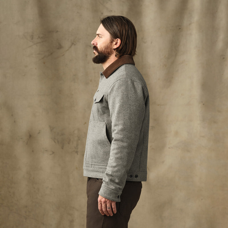 Spokane insulated short cruiser jacket by Filson | Vintage heather gray (Gray)