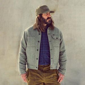 Spokane insulated short cruiser jacket by Filson | Vintage heather gray (Gray)