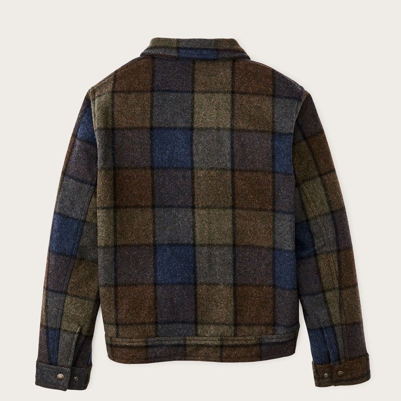 Veste de travail en laine mackinaw by Filson | Blue / brown / gray plaid (Multicolor)