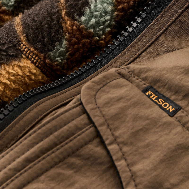 Veste réversible en polaire by Filson | Brown / night camp (Brown)