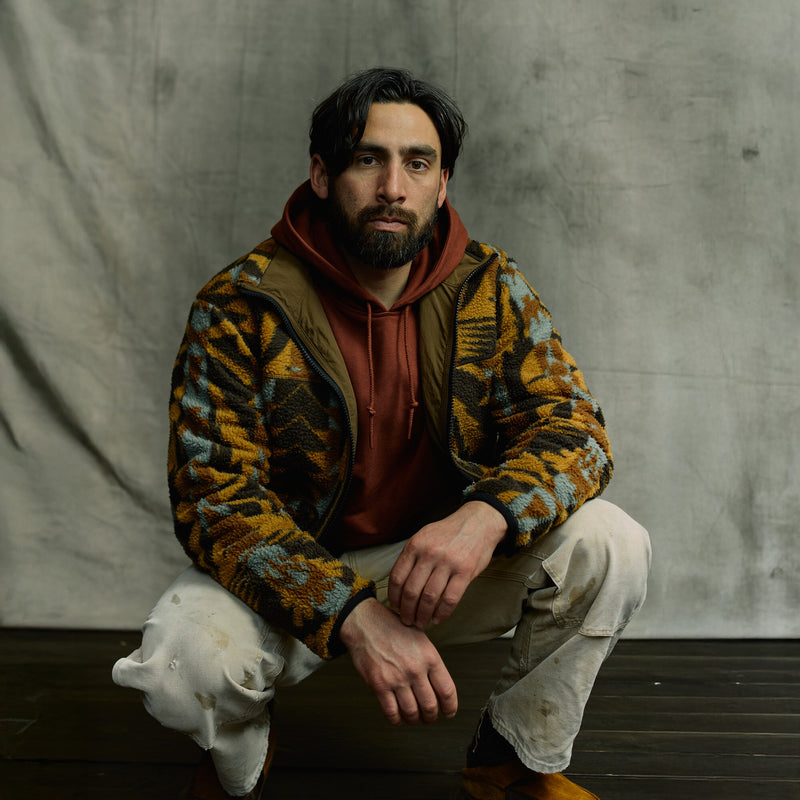 Veste réversible en polaire by Filson | Brown / night camp (Brown)