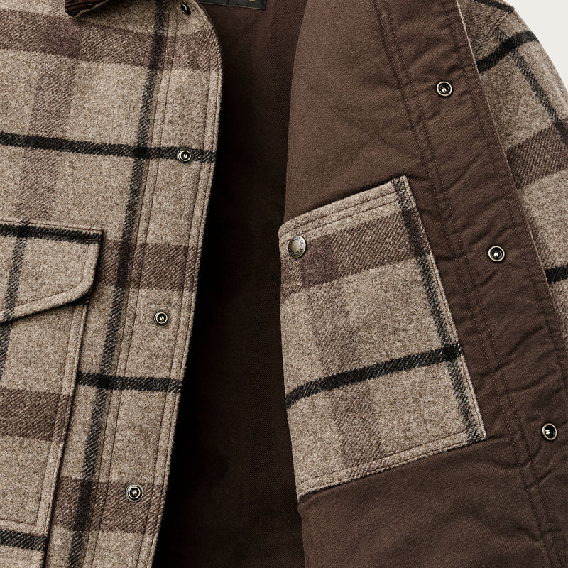 Spokane insulated cruiser by Filson | Brown heather plaid (Brown)