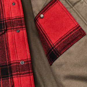 Spokane insulated cruiser von Filson | Red / black windowpa (Red)