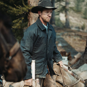 Tin cloth field jacket by Filson | Black (Black)