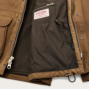 Veste field doublée en tin cloth by Filson | Dark tan (Brown)