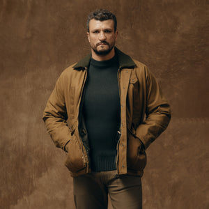 Veste field doublée en tin cloth by Filson | Dark tan (Brown)