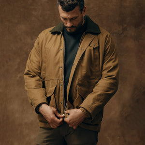 Veste field doublée en tin cloth by Filson | Dark tan (Brown)