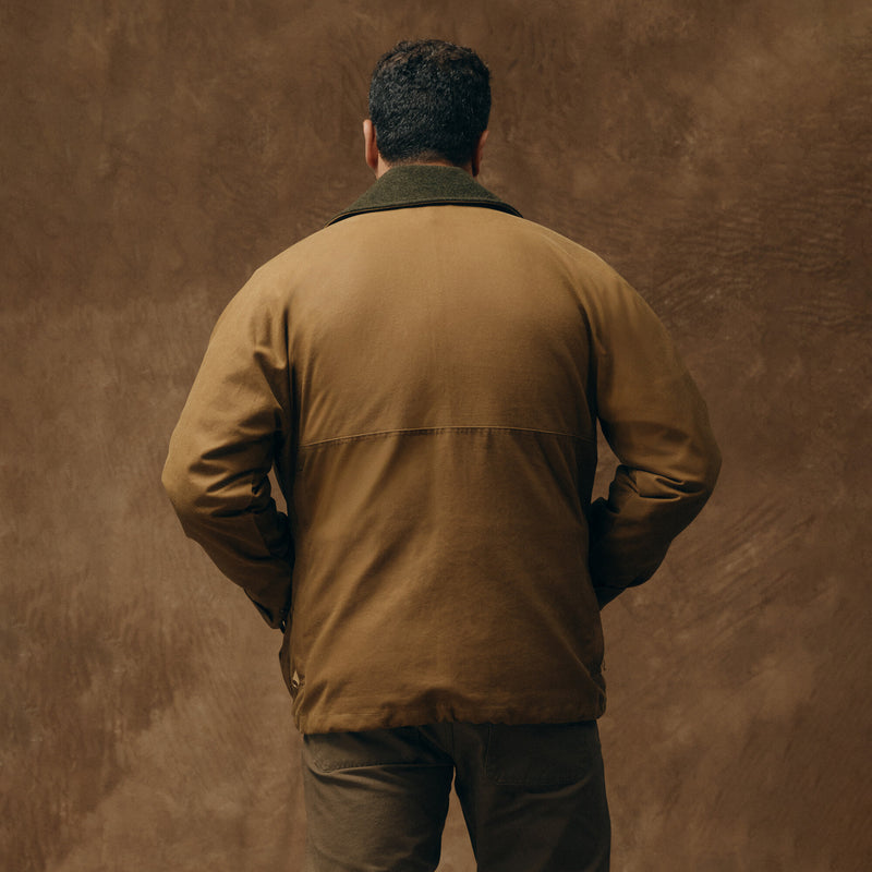 Veste field doublée en tin cloth by Filson | Dark tan (Brown)