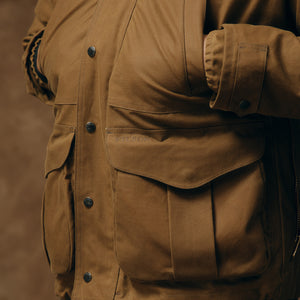 Veste field doublée en tin cloth by Filson | Dark tan (Brown)