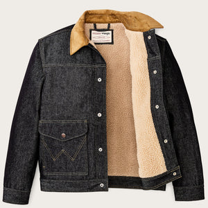 Veste de travail en denim wrangler x filson par Filson | Indigo (Blue)