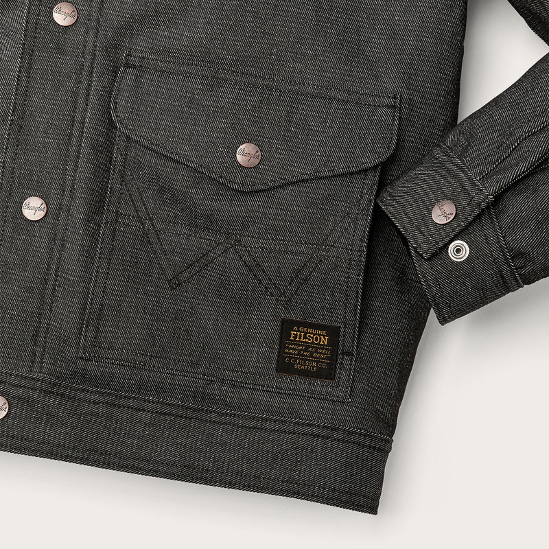 Veste de travail en denim wrangler x filson par Filson | Black (Gray)