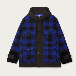 Filson x junya watanabe checked wool insulated jacket von Filson | Black / navy black (Blue)