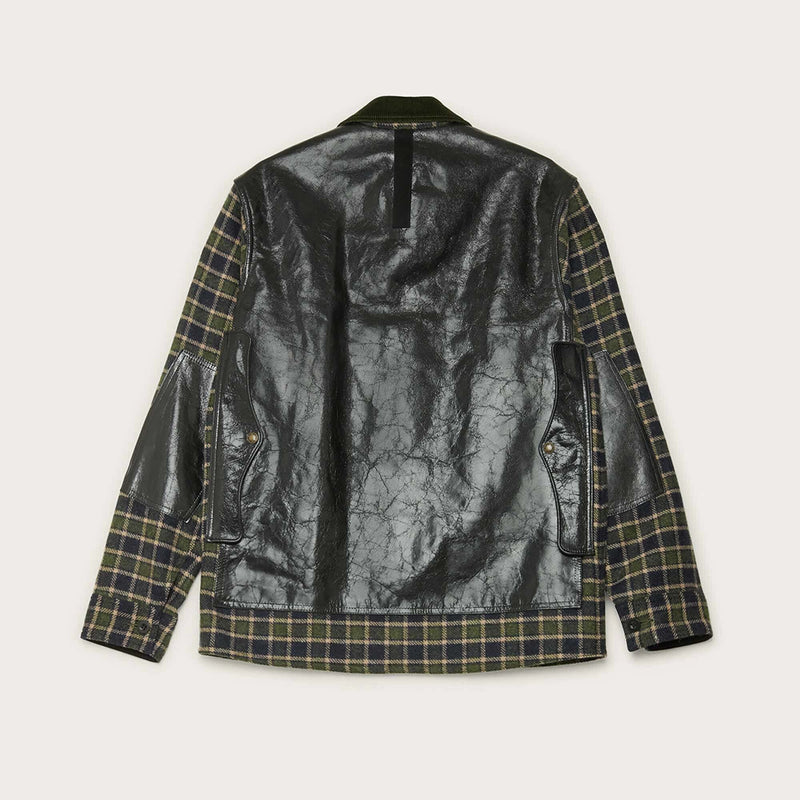 Filson × junya watanabe jac-shirt kariert wolle von Filson | Navy green beige / b (Green)